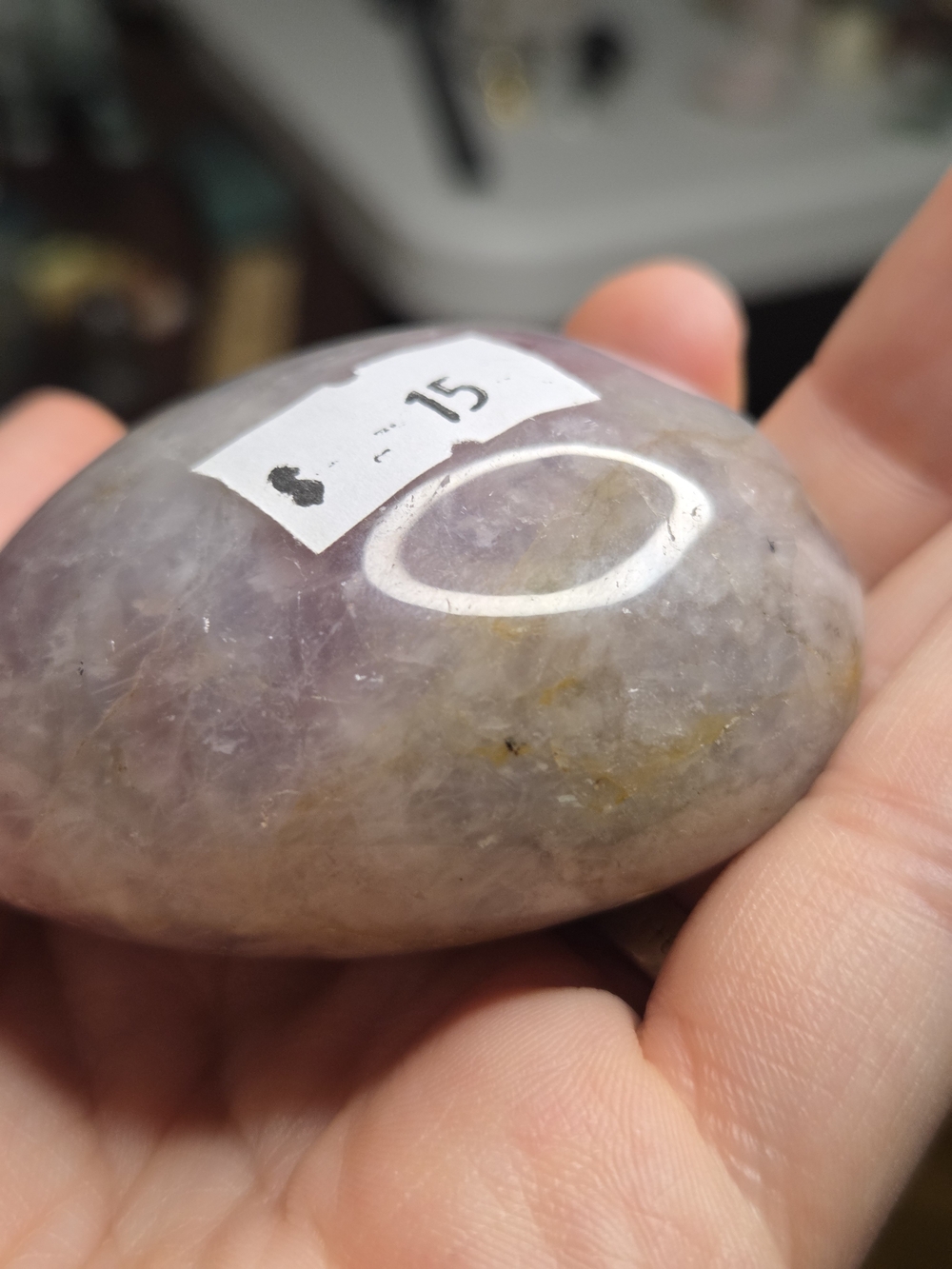 Pink Tourmaline Palmstone - Picture 12 of 16